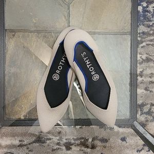 Rothy's - The Point, Flax, size 7.5